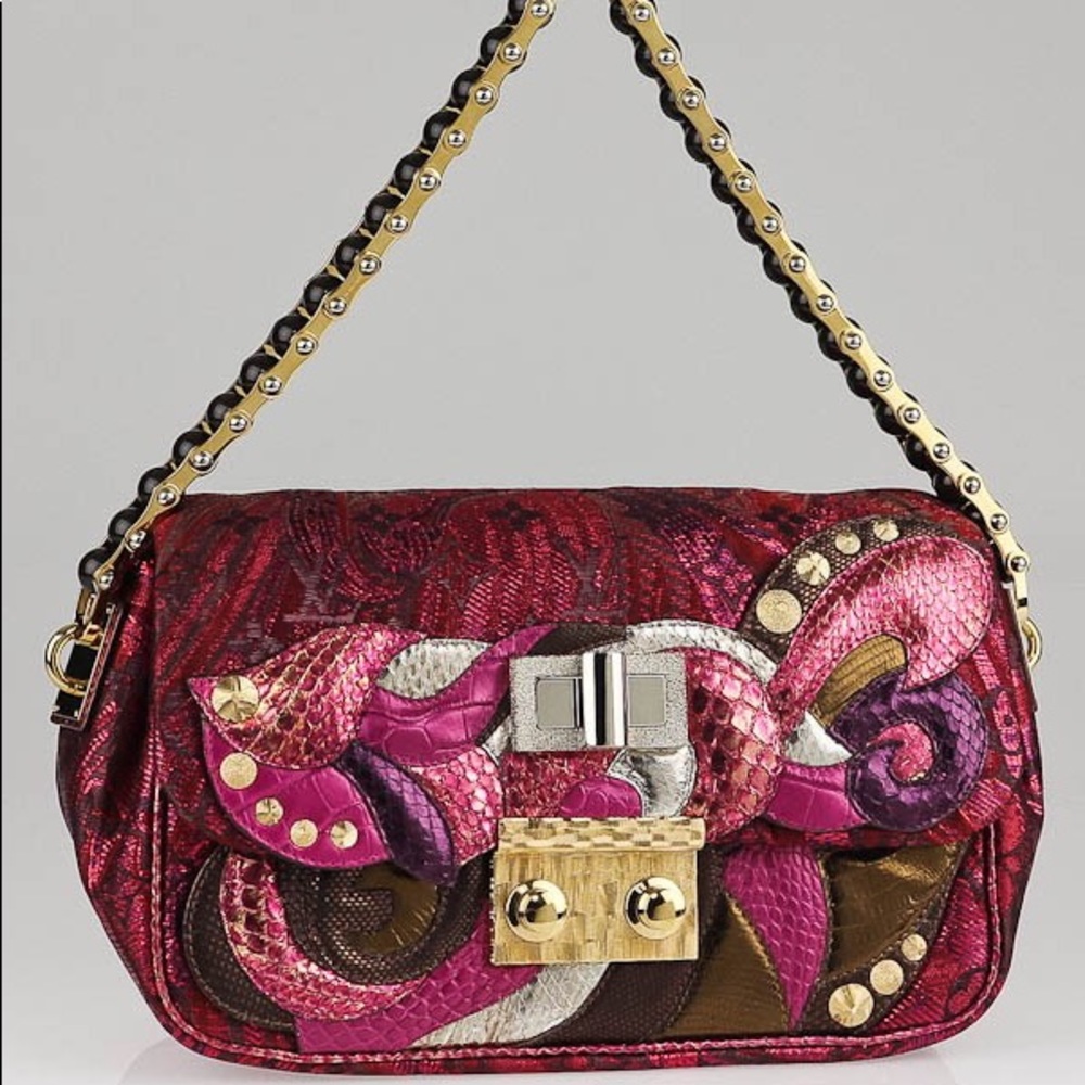 LOUIS VUITTON Limited Edition Brocade Calliope Bag - Picture 2 of 9